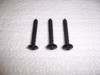 SUNVISOR BRACKET SCREWS 3 CONVERTIBLE BLACK